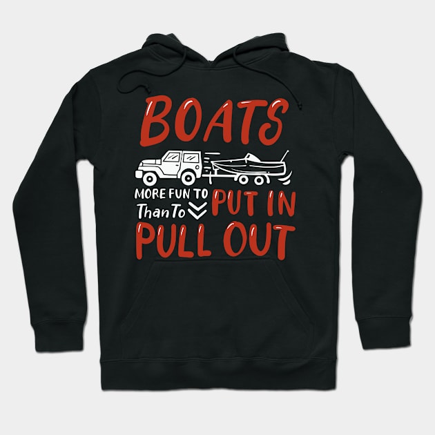 Funny Boating Boat Captain Hoodie by TheBestHumorApparel